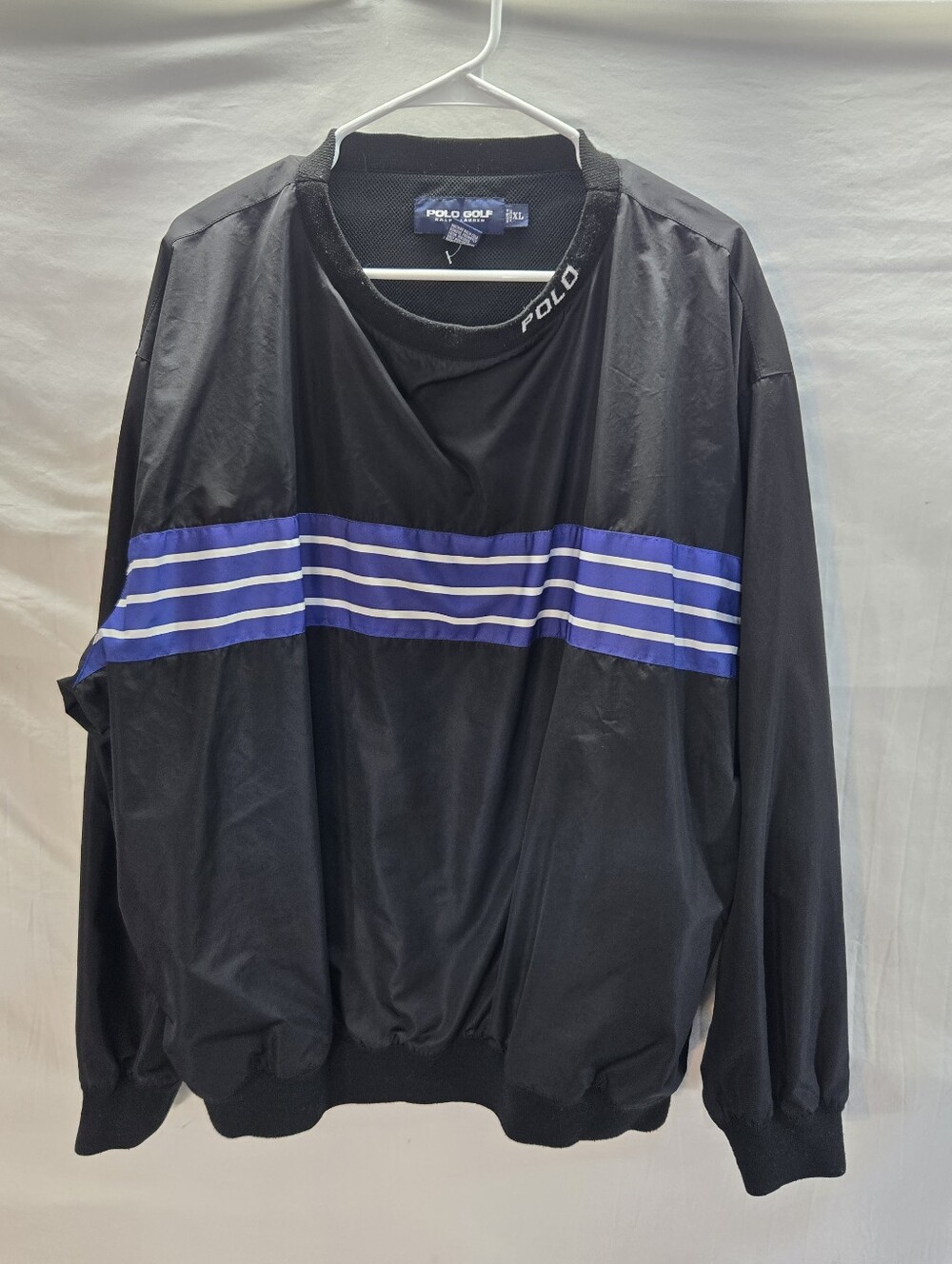 Vintage Polo Golf Ralph Lauren Men’s XL Pullover Windbreaker Lined Jacket